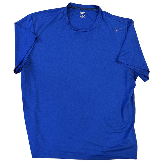 Workout Shirt LOT of 2 Bundle Mens XL Blue + Russell Athletics XL Gray Dry Fit - Picture 2 of 5